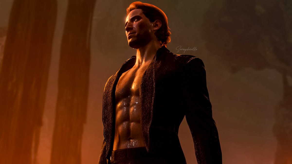 Seraphxelle's tweet photo. Something about tweed suits in Grymforge... 

Full Series will post to my Tumblr, TikTok, and Instagram. Handle: Seraphxelle

#raphaelbg3 #grymforge #bg3 https://t.co/WBmaH8lS7J