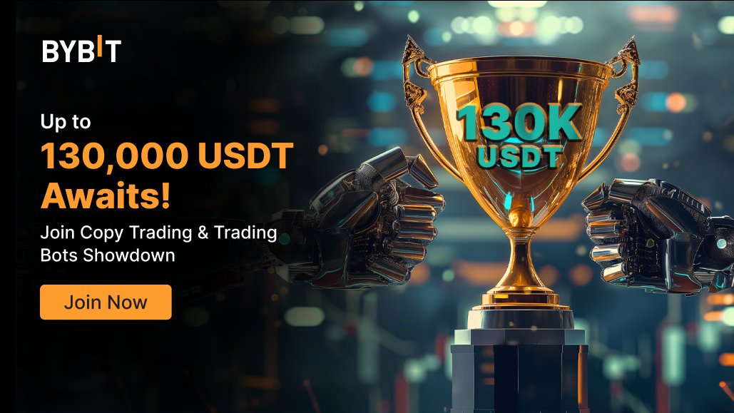 Copy Trading & Trading Bots Showdown Compete and share a total prize pool of up to 130,000 $USDT Register Now: i.bybit.com/lKUaabb #CopyTrading #BybitBot