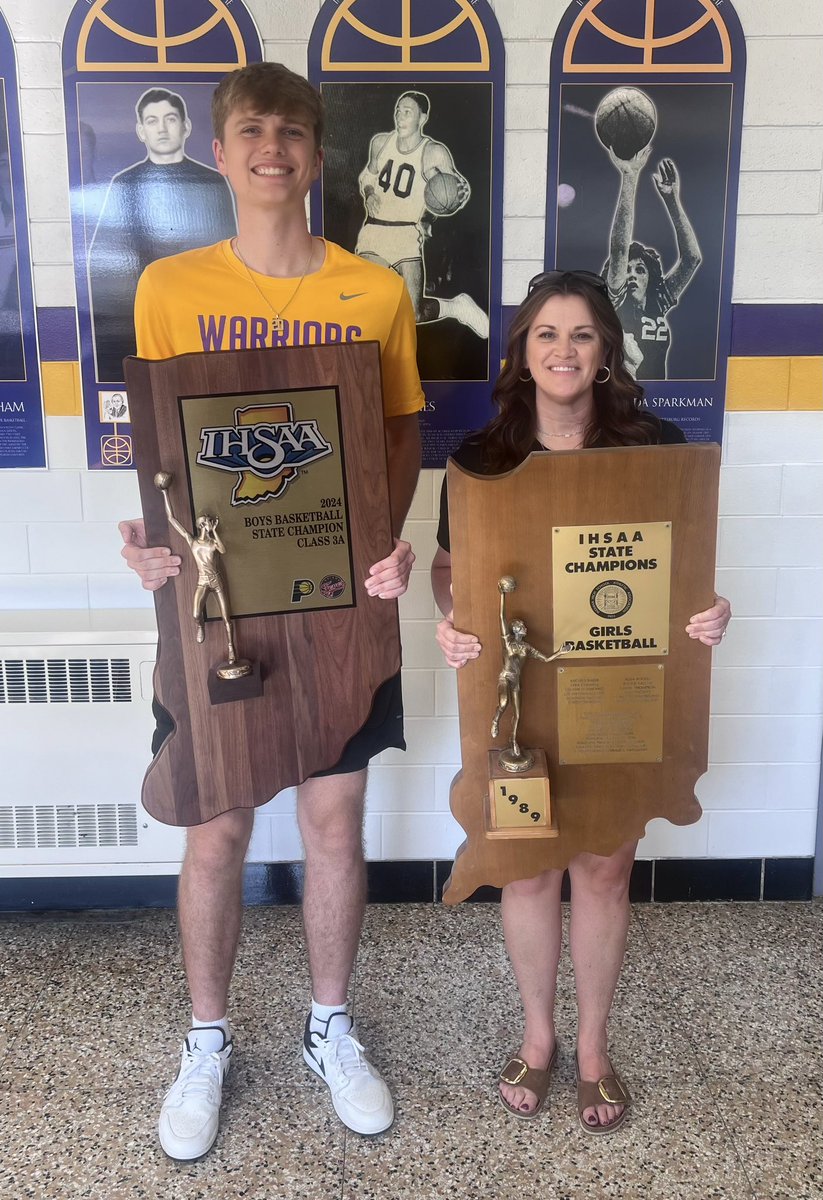 Like Mother, Like Son 💜💛🏀🏆🥇 <a href="/wyatt_zellers34/">Wyatt Zellers</a> <a href="/scsd2athletics/">Scottsburg Athletics</a> <a href="/IHSAA1/">IHSAA</a>