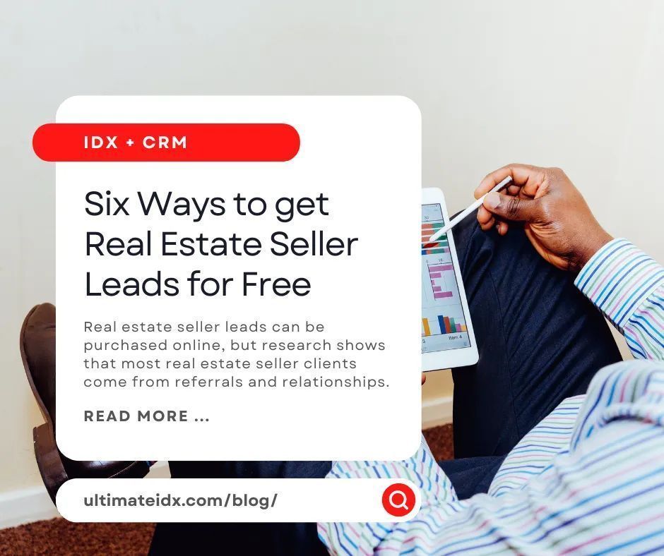 There are money-saving and time-saving ways that are more effective for getting real estate #sellerclients. Check out some of the best ways to get #realestate #sellerleads for free.
Read More: buff.ly/3WUVpRX

#realestatemarketing #realestateagent #realtortips