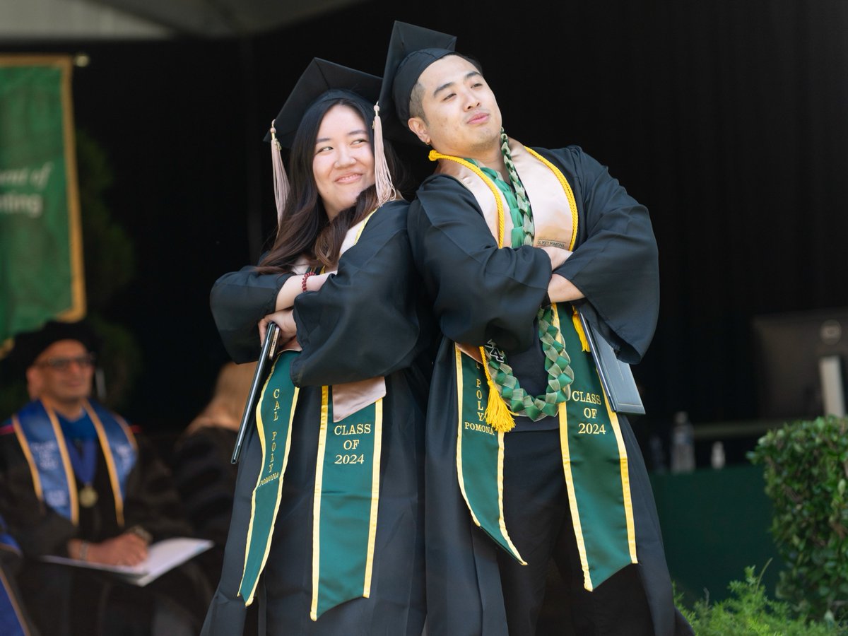 calpolypomona's tweet image. May your hats fly as high as your dreams, @CBACPP grads! 
Congrats Broncos, you did it! 🎓👏  
#CPPgrad