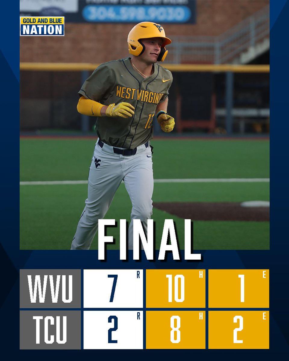 #WVU rebounds from Thursday's loss with a homer-filled victory on Friday night. #HailWV