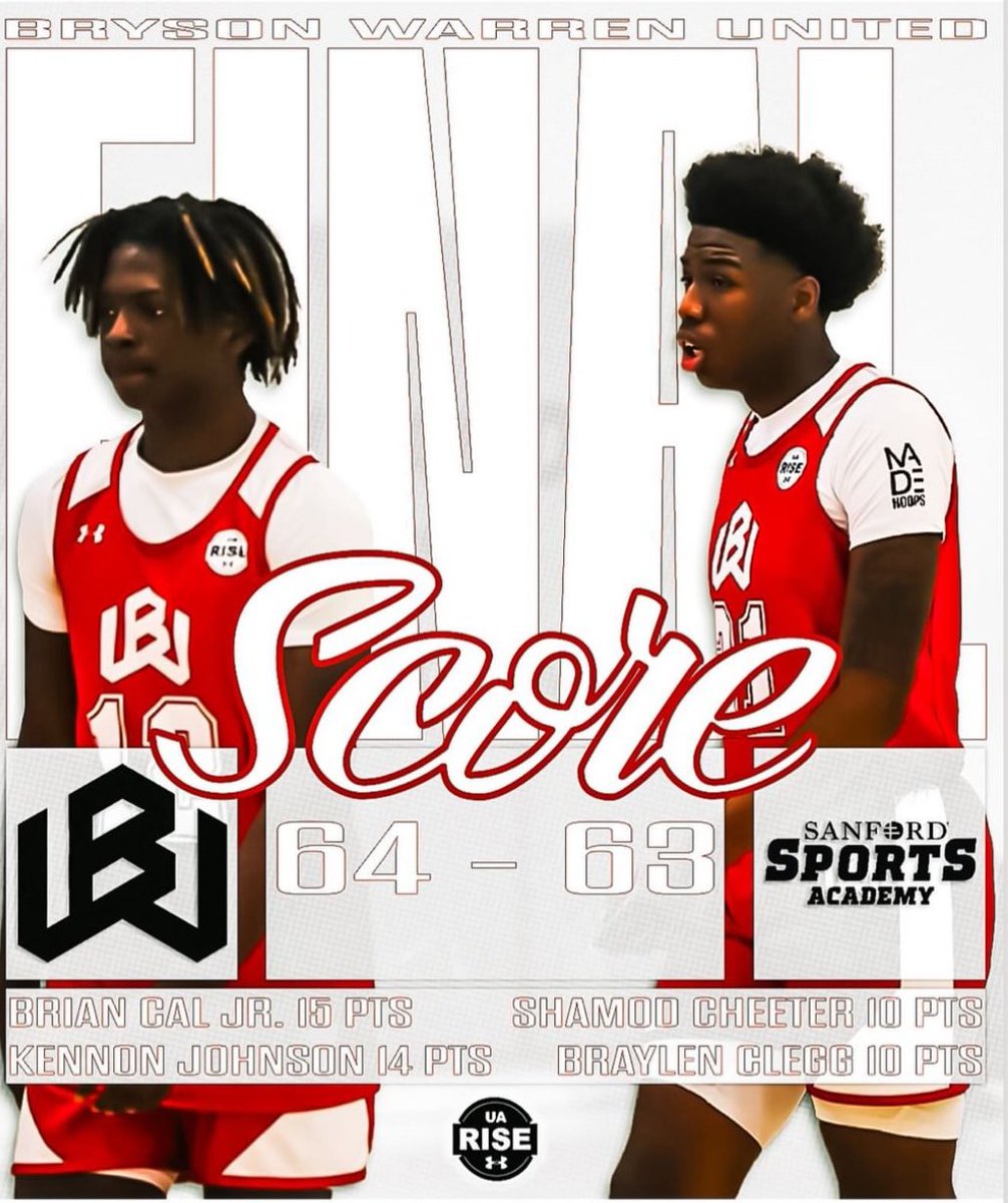 @BWU2027 gets there first win in Ohio @circuitfuture! Led by 2028 PG @Jr_pg_1 with 15 points. @GradyMajors @AYSABasketball @smcollegehoops @GrindandAdvance @ARPrepSports @ArSportsNet @CrunkdOutEnt @bdspencer10 @WiddersUCA @CoachCajunMoore @VortexSportsARK @RL_Hoops @coach_cbr2