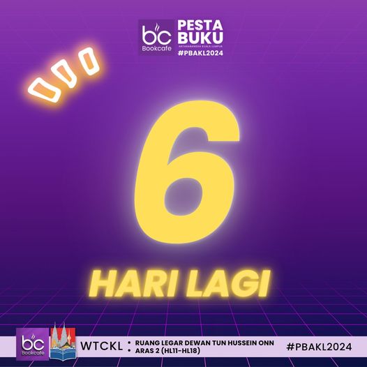 6 HARI LAGI!!!!

Sebelum ambang PBAKL 2024 di WTCKL bermula  !

Bookcafe akan datang ke Pesta Buku Antarabangsa Kuala Lumpur nanti!
#booktokmalaysia #KLIBF2024 #klibf #pbakl2024 #pbakl #kedaibookcafe #bookcafe

Edit