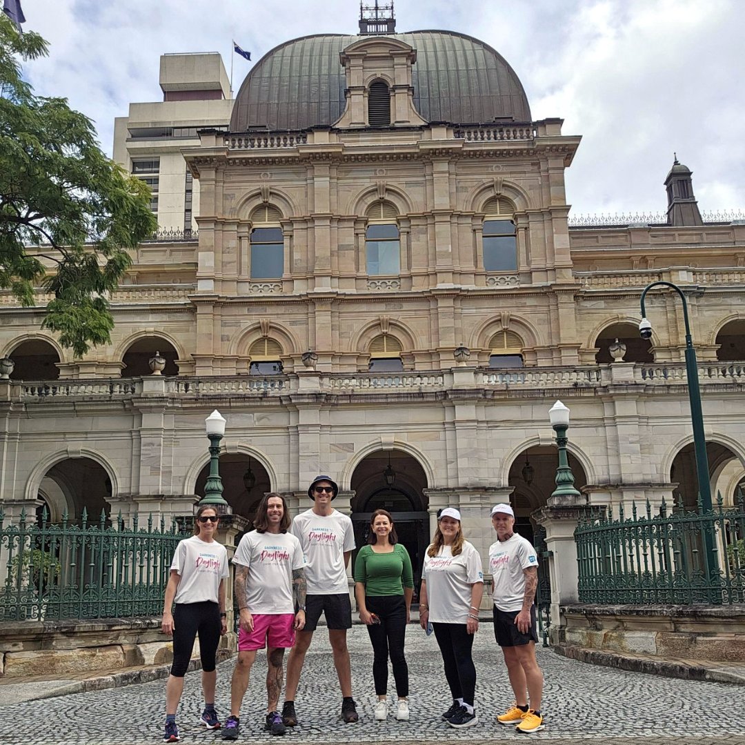 Challenge DV (@challenge_dv) on Twitter photo 🌟 Icons only! 🌟 <a href="/QueenslandRail/">Queensland Rail</a> are walking with a purpose for #DarknessToDaylight.
This week, they got their steps up outside <a href="/QueenslandParl1/">Queensland Parliament</a> Parliament House - right where we'll be for the live events on 29-30 May!
Awesome work Team <a href="/QueenslandRail/">Queensland Rail</a>!
#ChallengeDV #D2D2024 🌟 Icons only! 🌟 <a href="/QueenslandRail/">Queensland Rail</a> are walking with a purpose for #DarknessToDaylight.
This week, they got their steps up outside <a href="/QueenslandParl1/">Queensland Parliament</a> Parliament House - right where we'll be for the live events on 29-30 May!
Awesome work Team <a href="/QueenslandRail/">Queensland Rail</a>!
#ChallengeDV #D2D2024