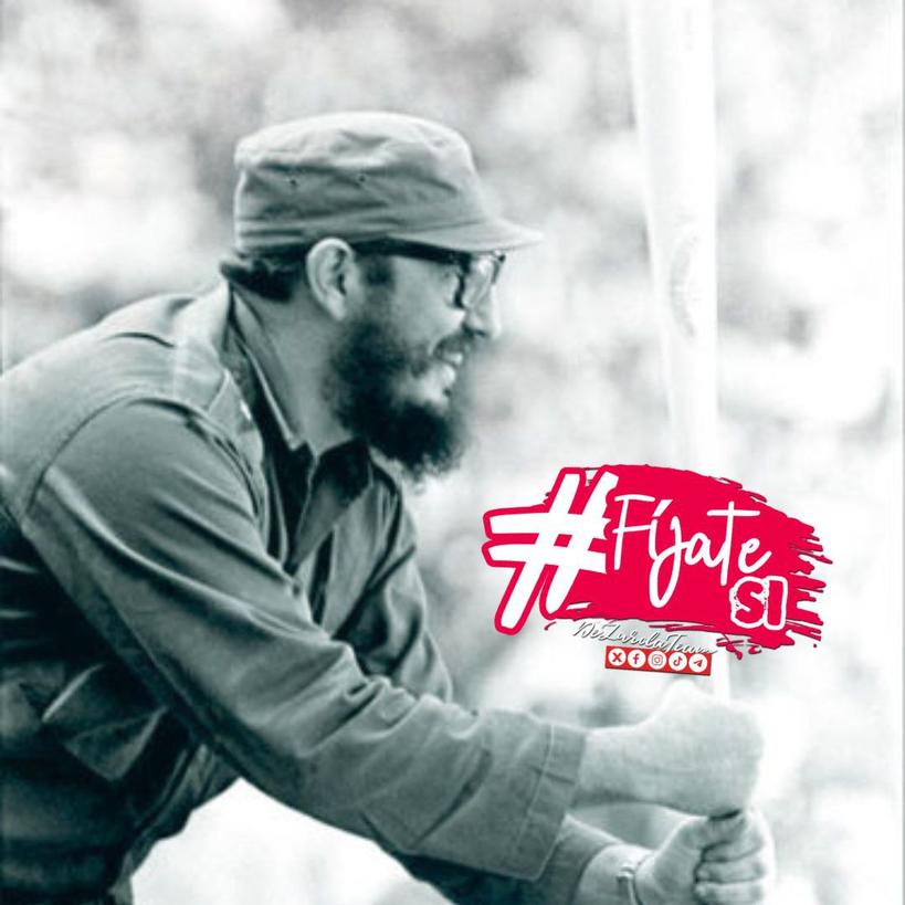 #Fidel 'No existe fuerza en el mundo capaz de aplastar, la fuerza de la verdad y las ideas...' 👇 Somos 👉 #DeZurdaTeam 🤝🐲#FíjateSi A Cuba se Respeta!!! Y Cuando vamos al bate, damos JONRÓN y con bases llenas @DeZurdaTeam_