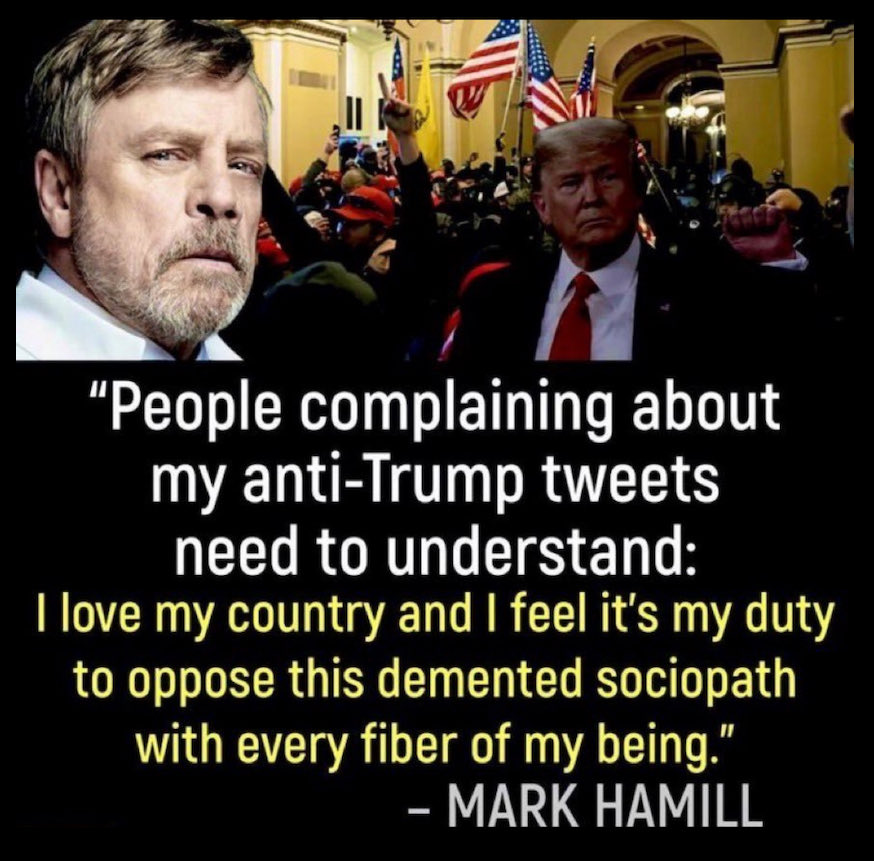 kangaroos991's tweet image. Drop a 💙 if you're with @MarkHamill 💙