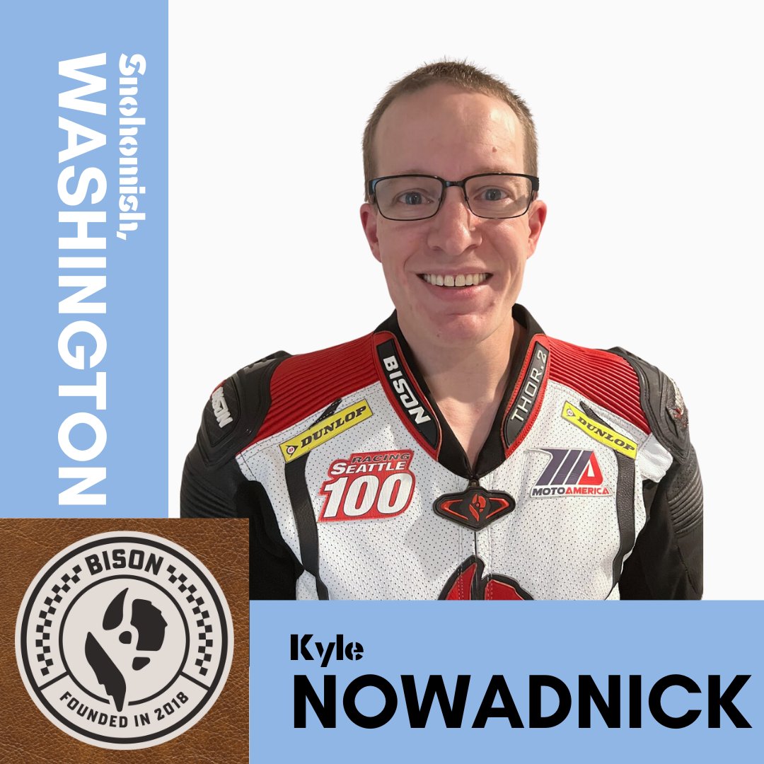 A positive and influential person, Kyle Nowadnick came into the season with intentions of growing The PNW Herd by establishing partnerships with trackday organizations and identifying riders in need of new gear. FB: kyle.nowadnick IG: kylenowadnick l8r.it/azfl