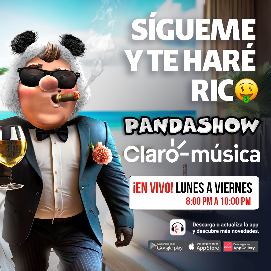 🐼 ¡Es viernes y El @PandaZambrano lo sabe! 😂 ¡Ya estamos en vivo en el #PandaShow por #Claromúsica! ow.ly/7g3230piYzQ