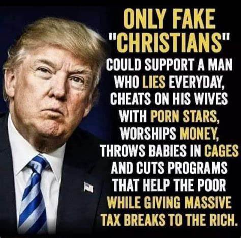 The irony of an entire political party that kisses the a** of a serial cheater & sexual abuser pushing #ChristianNationalism 'values' 🤯

 #WagnerTonight #LastWord #maddow