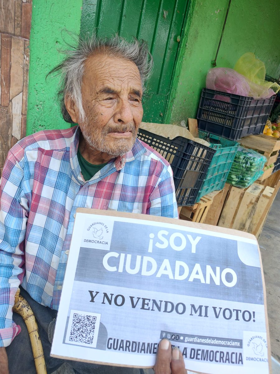 LOS CIUDADANOS CONSCIENTES Y RESPONSABLES NO VENDEN SU VOTO 🗳️ 

#VotaLibre