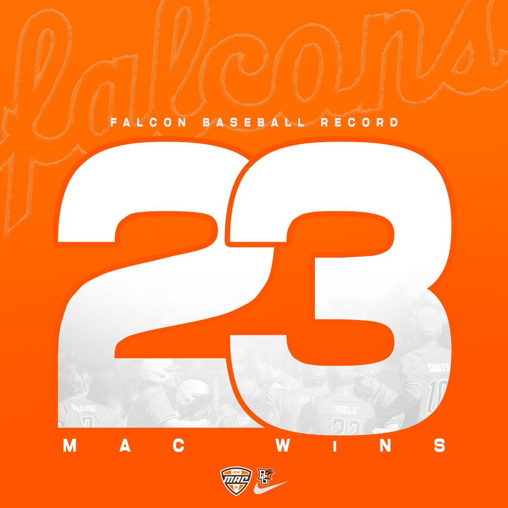 CHALK UP ANOTHER RECORD TONIGHT! With an 8-6 final, the Falcons have now set the program record for MAC wins in a season! #AyZiggy