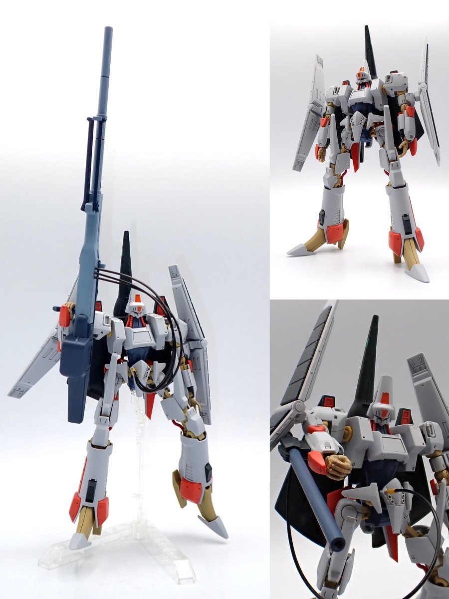 HG エルガイムmk2完成しました。
肉抜きを少し埋めたぐらいです。
本体の白は、必要なところしか塗ってません。他は塗りましたが、ほぼ成型色と差がわかりません、シールドのソーラーパネルは艶ありにしましたが、これもわからないですね😅

 #春のエルガイム祭り
#春のエルガイム祭り完成