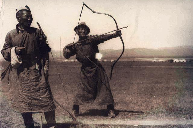 Mongol archers, Qing Dynasty