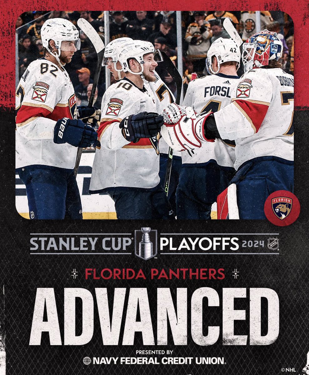 That’s Two Years In A Row That The #FlaPanthers Won The Series Against The #BostonBruins‼️🏒🥅

#TimeToHunt