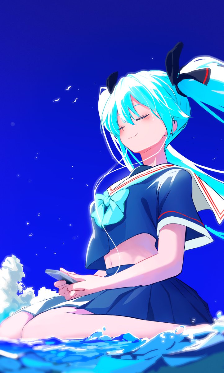 初音ミク「#初音ミク」|Kiyokatsuのイラスト