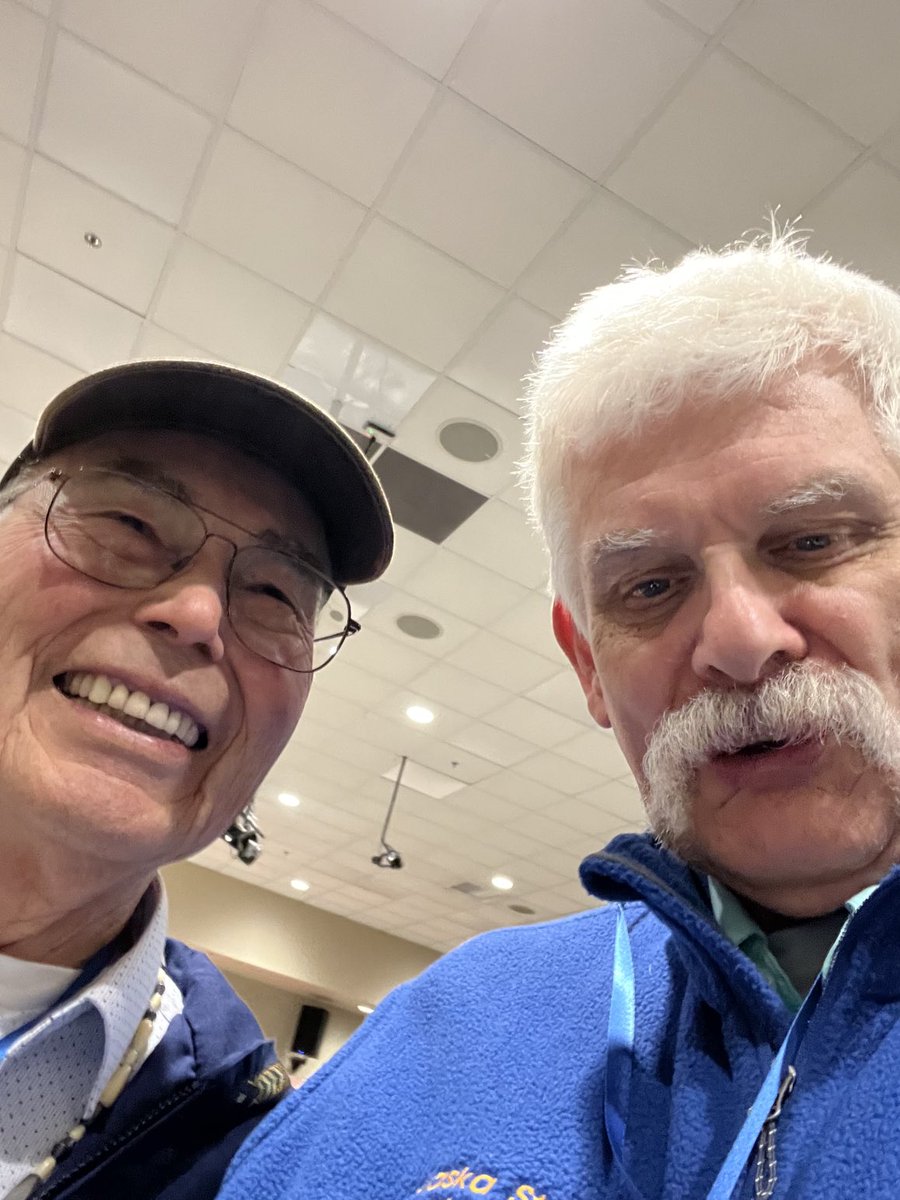 I feel lucky tonight to run into Chuck Degnan, who served in the Alaska Legislature with my father.  Chuck and I discussed ways to increase the amount of housing to help fight our state’s housing crisis.  #akleg