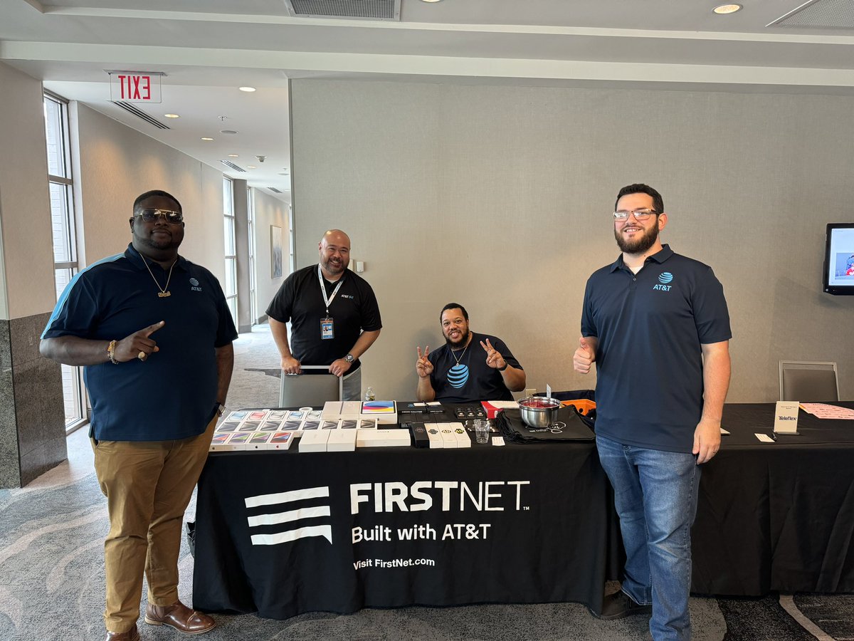 Steven Polyson (@spolyson1) on Twitter photo Day 1 of the Tidewater EMS Expo! Shout out to <a href="/Nelson_TriggaT/">Trashun Nelson</a> <a href="/DanPureza/">Dan Pureza</a> and Jason for making this a success!
#FirstNetFirst #LifeAtATT <a href="/404girl/">Betsy Francis</a> Day 1 of the Tidewater EMS Expo! Shout out to <a href="/Nelson_TriggaT/">Trashun Nelson</a> <a href="/DanPureza/">Dan Pureza</a> and Jason for making this a success!
#FirstNetFirst #LifeAtATT <a href="/404girl/">Betsy Francis</a>