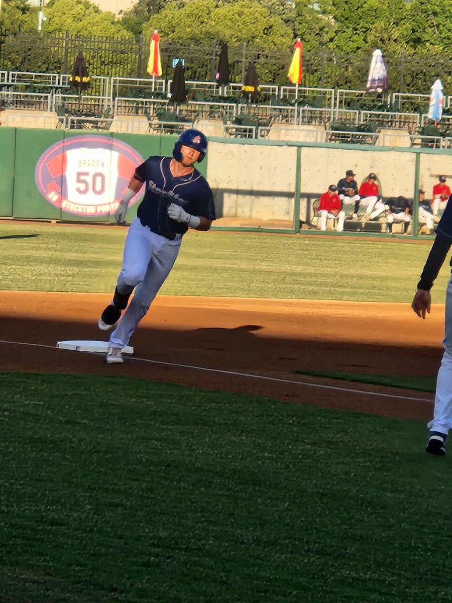 Luke Mann Solo Bomb 1-0 B1 #StocktonPorts #Athletics