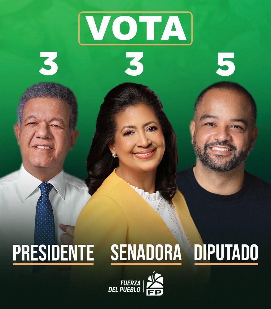 #Vota3 por Leonel Fernández y #CandidatosFP
#RescateRD