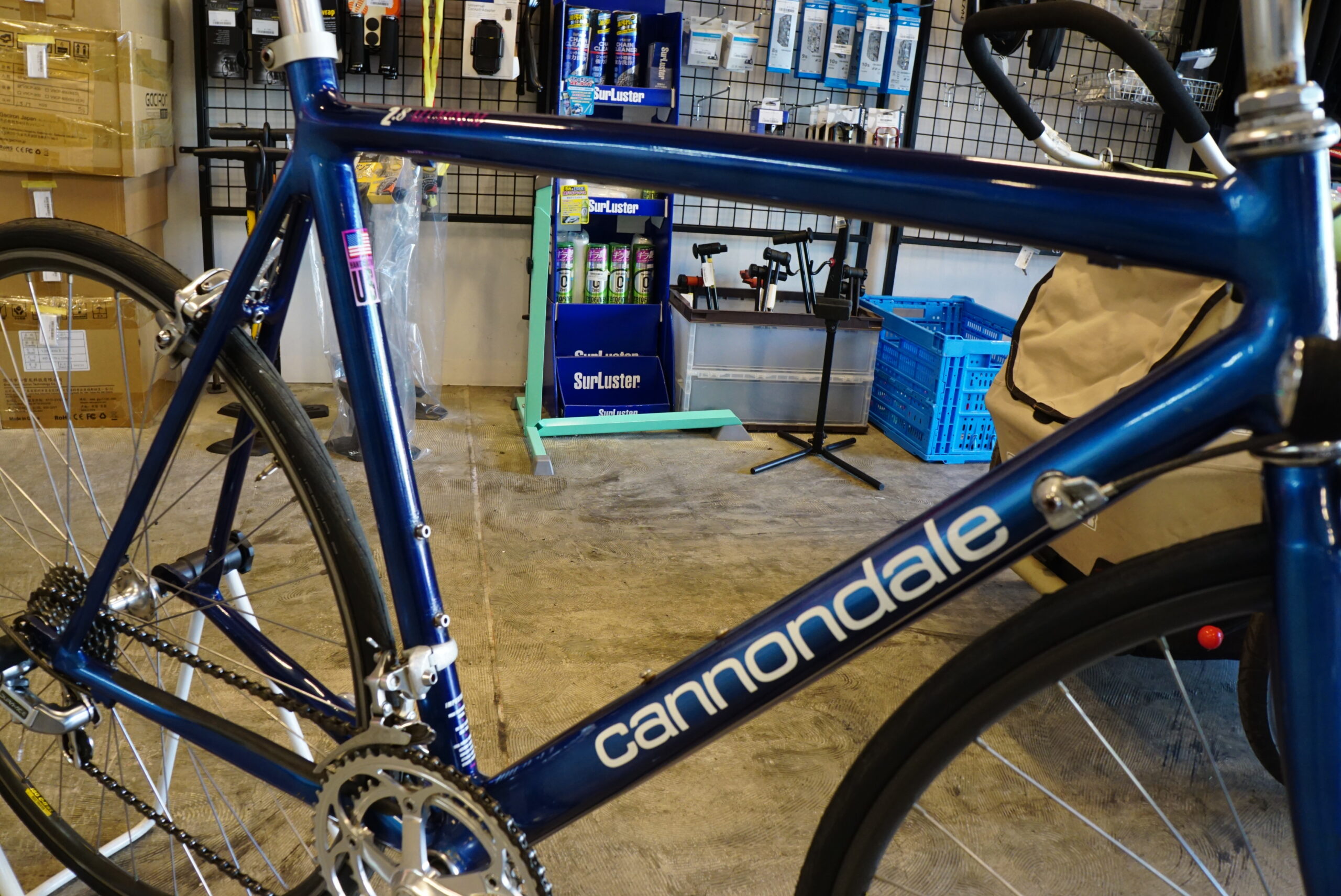 【1点凹み・650c型】キャノンデール　2.8 18速　ロードバイク　CT550 Cannondale - 【1点凹み・650c型】キャノンデール 2.8 18速