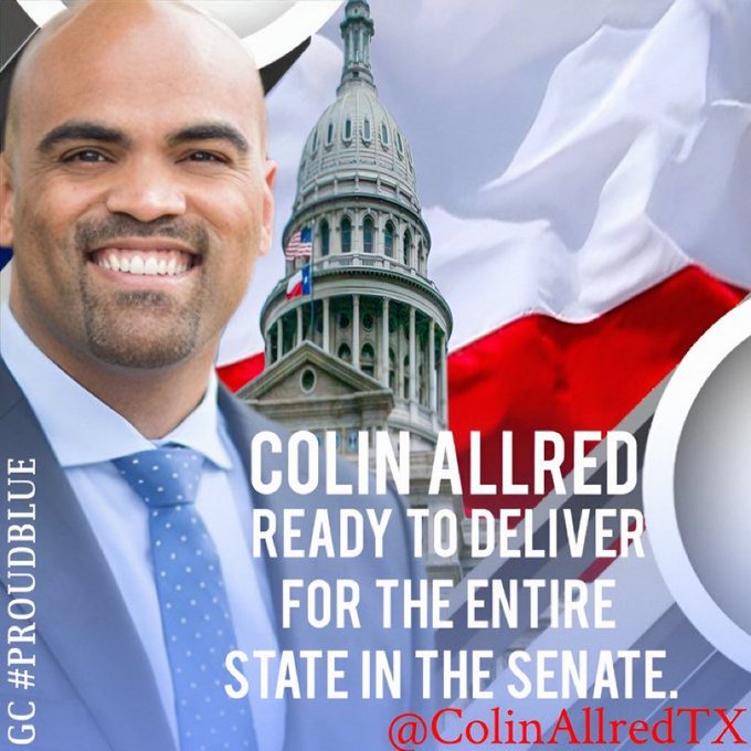 #Allied4Dems #ProudBlue #DemsUnited #DemVoice1 I was traveling most of today and did not have time to post much. But wanted to let everyone know how fired up we all are for Colin Allred here in Sugar Land/Houston ,Texas. You cannot imagine how ready we are to