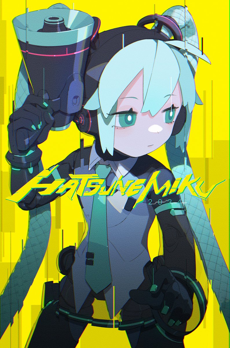 初音ミク 「HatsuneMiku2024 」|チェリ藻のイラスト