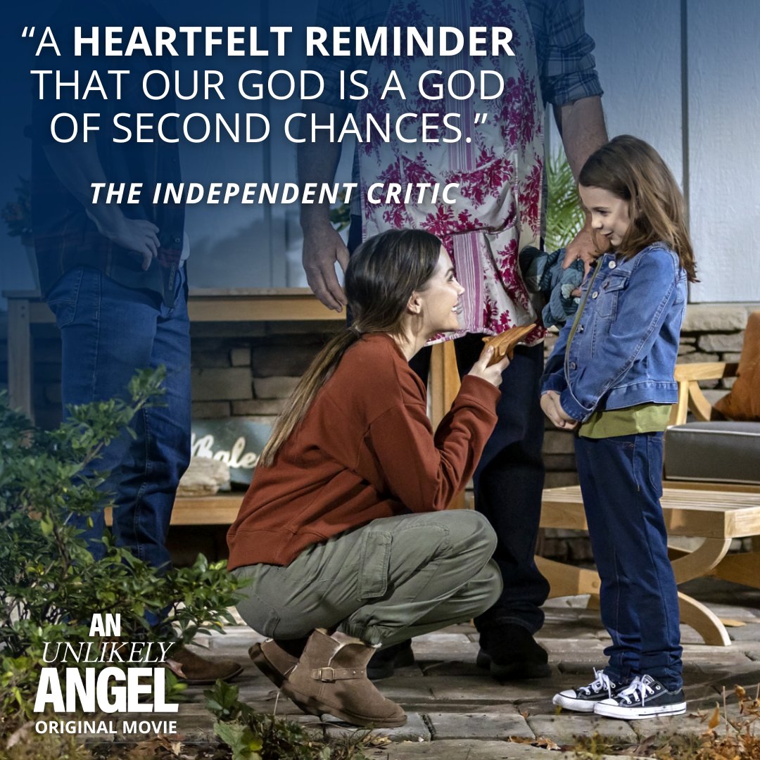 Your Friday reminder 🙌 Stream 'An Unlikely Angel' anytime on Great American Pure Flix!