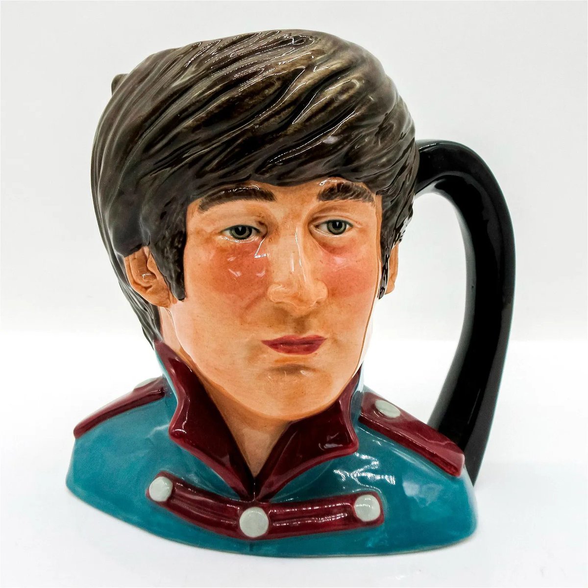 Babe what's wrong, you barely poured tea from your John Lennon dressed as Sgt Pepper Paul McCartney jug today