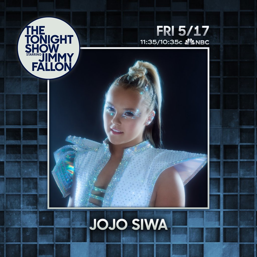 Tune in to the @FallonTonight Show ✨ TONIGHT ✨ at 11:35/10:35c to see a special appearance by #SYTYCD judge @itsjojosiwa! #FallonTonight