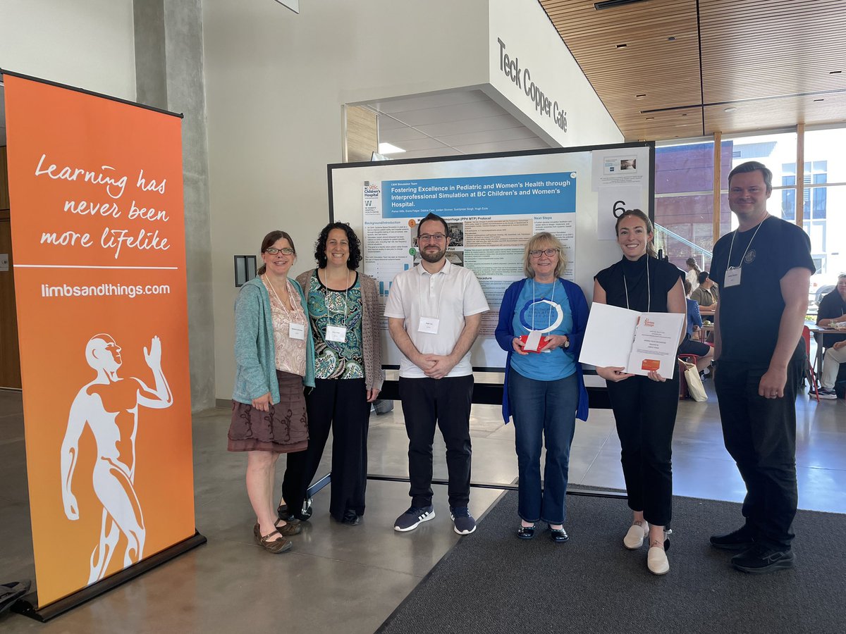 Thanks to <a href="/LimbsandThings1/">Limbs & Things</a> for sponsoring the prize for the best poster! 

And the winner is…the <a href="/BCWomensHosp/">BC Women's Hospital</a> and <a href="/BCChildrensHosp/">BC Children's Hospital</a> Sim Team!

#WCCHSE2024