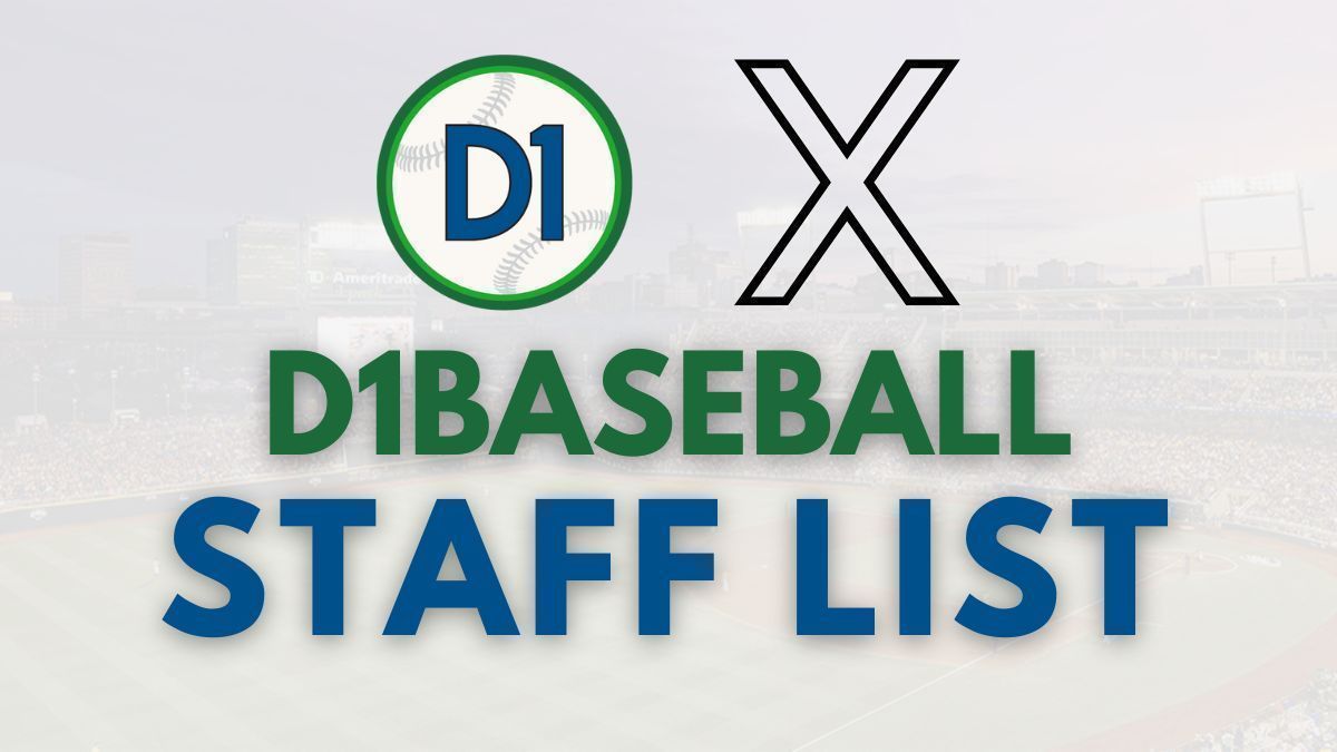 Cut through all the noise on X by following the D1Baseball Staff List! FOLLOW 👉 buff.ly/3UKVTux