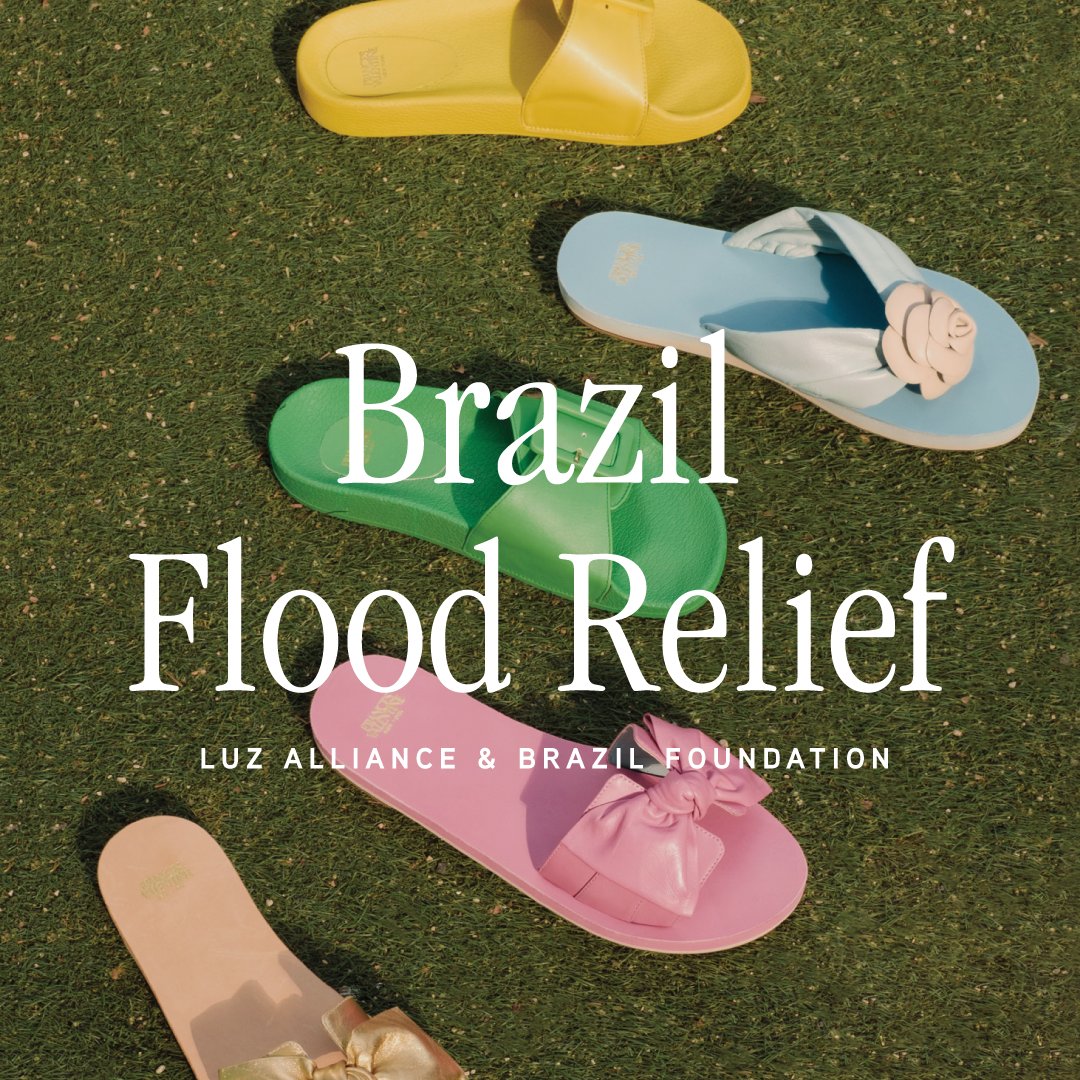 We are donating 100% of the proceeds from our Daisy &amp; Cloud Slides until the end of May to the Luz Alliance &amp; Brazil Foundation to support the flood victims of Rio Grande do Sul, Brazil.