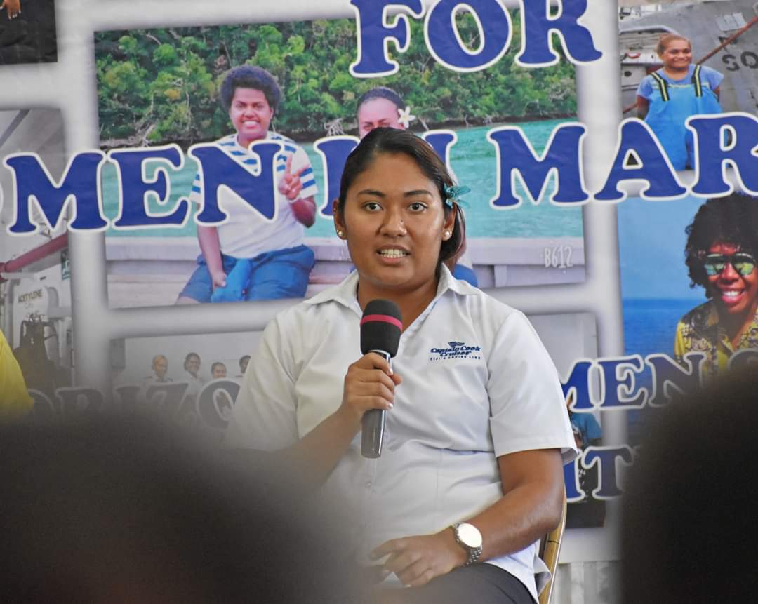 Talanoa session at IDWIM involved discussions on women in Maritime with a powerhouse panel in Nadi. Insightful conversations on shaping the future of maritime safety. Click here for more:facebook.com/share/p/Vh9h92…