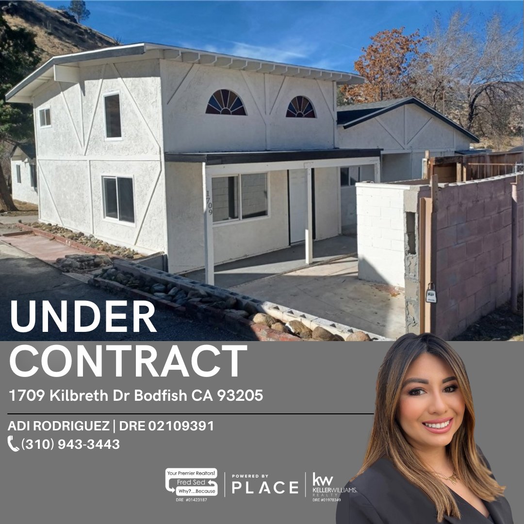 🏡 This charming 3 bed, 2 bath home in Bodfish is now under contract, thanks to our partner agent Adi! 🎉 Congrats to the new homeowners! 🏠✨ . . . #BodfishLiving #UnderContract #UnderContract