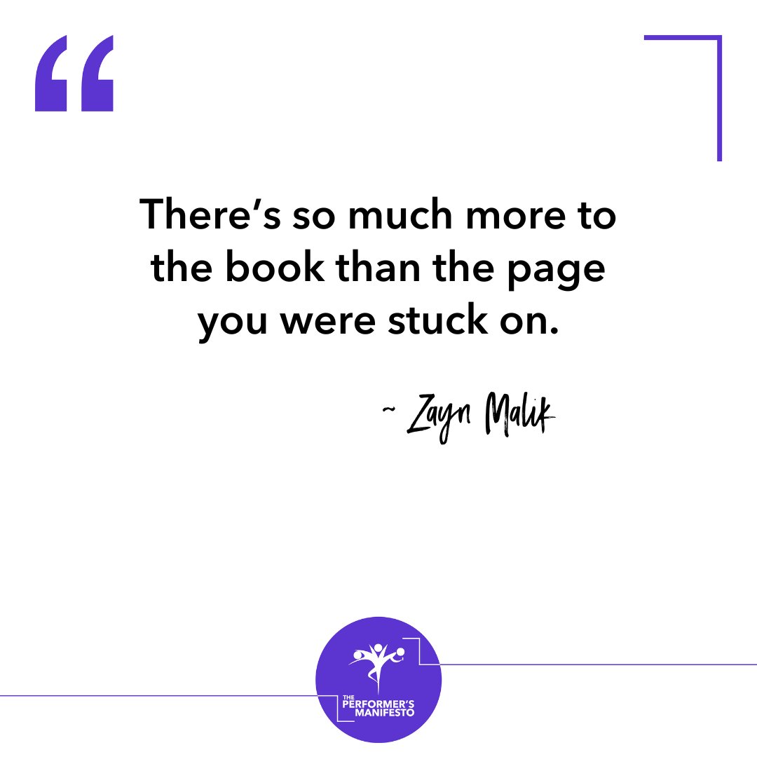 “There’s so much more to the book than the page you were stuck on.” ~ @Zayn #ZaynMalik

You've got this! Let's Go!!
#CreateYourSuccess #inspoquote