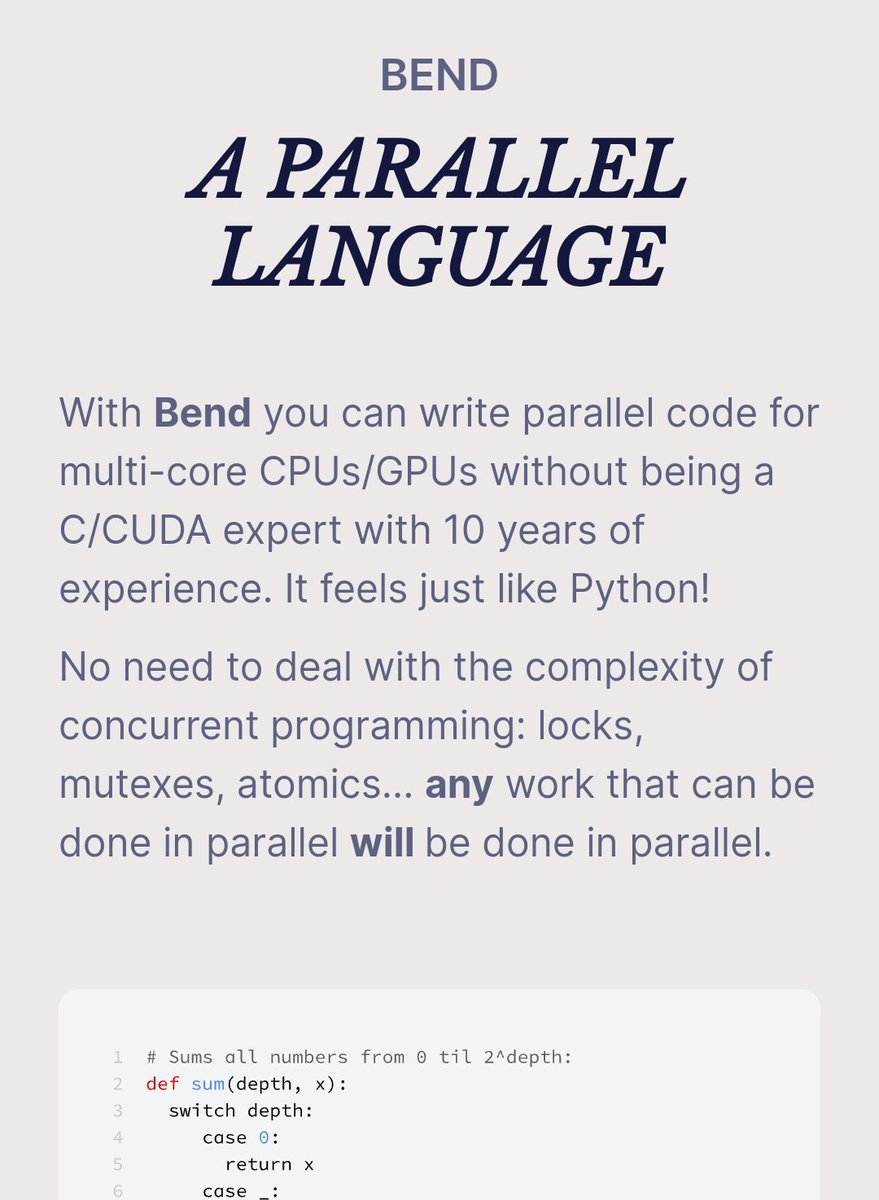 New kid in parallel programming race , I've been learning numba and cuda c++ for algorithm parallelism 😭 , shit this comes in btw and holds the usage of CUDA , SYCL and OpenCL behind the scenes @higherordercomp