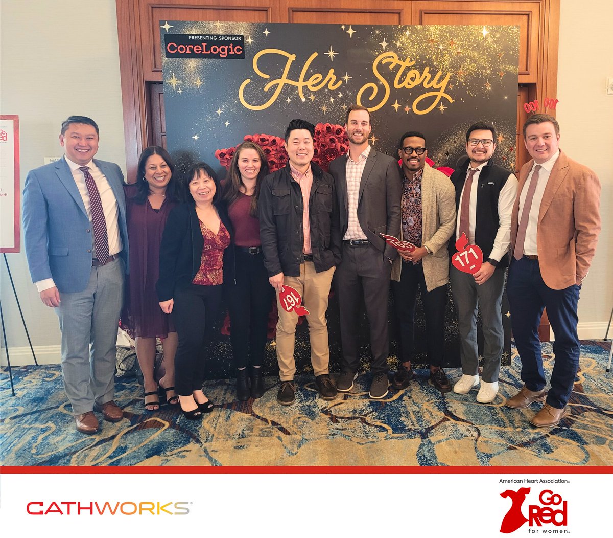 Some of the CathWorks US team came together at the 2024 @American_Heart OC Go Red for Women luncheon to raise awareness and funds to fight cardiovascular disease, the top killer of women. Find ways you can get involved and #BeTheBeat for a woman you love at: