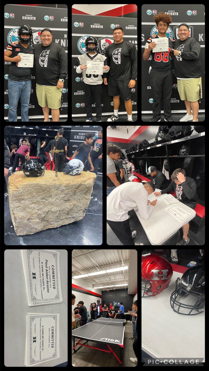 Thank you @Coach_Veliz and @RCadena2001LTD for letting our student athletes participate in signing their “Letters of Intent.” What an awesome experience for these future Knights! #CAVSNeverSurrender @HANKSMSYISD