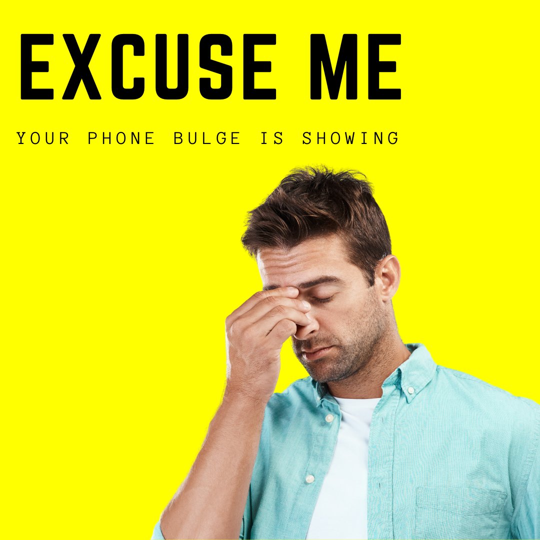 It doesn't matter how much you spend on pants if you're going to shove a huge phone into your pockets ... that outline makes you look ridiculous. Carry smarter, more seamless with an Ötzi Pocket #indiegogo

indiegogo.com/projects/otzi-…