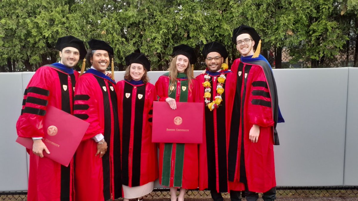 Congratulations to my student Dr. Kelton Wilmerding on his PhD hooding ⁦@means2anEngram⁩ and congrats to the other BU GPN students, Drs. Stamati Liapis, Michael Rosario, Kaitlyn Dorst, Margaret Minnig, and Luis Ramirez!