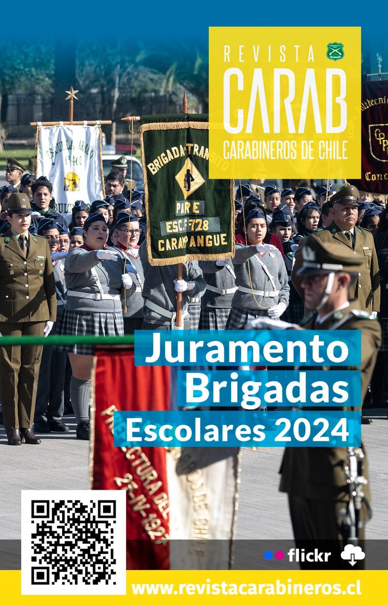 Más de 1.000 niños de 37 colegios de diversas comunas de Chile llegaron a la Escuela de Carabineros para comprometerse como ciudadanos involucrados con la comunidad. Revisa y descarga las fotos en revistacarabineros.cl/rep10.html #revistacarabineros