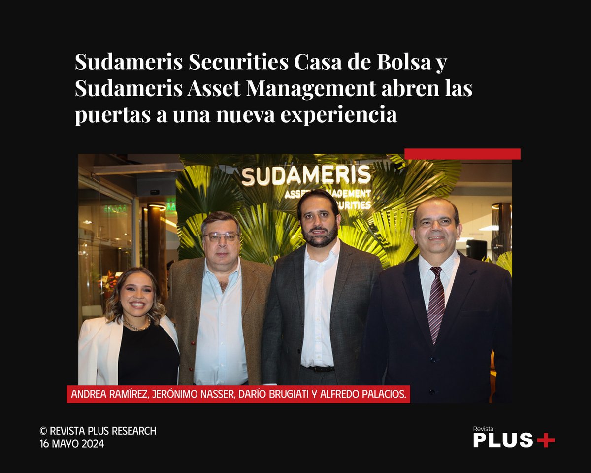 🏛️ Sudameris expande su imperio financiero en Paraguay: nueva sede impulsa el mercado de valores.

🏛️La nueva sede en el eje corporativo de Asunción marca un hito significativo en la expansión y consolidación del Grupo Sudameris.

📌 Lea la nota completa acá.