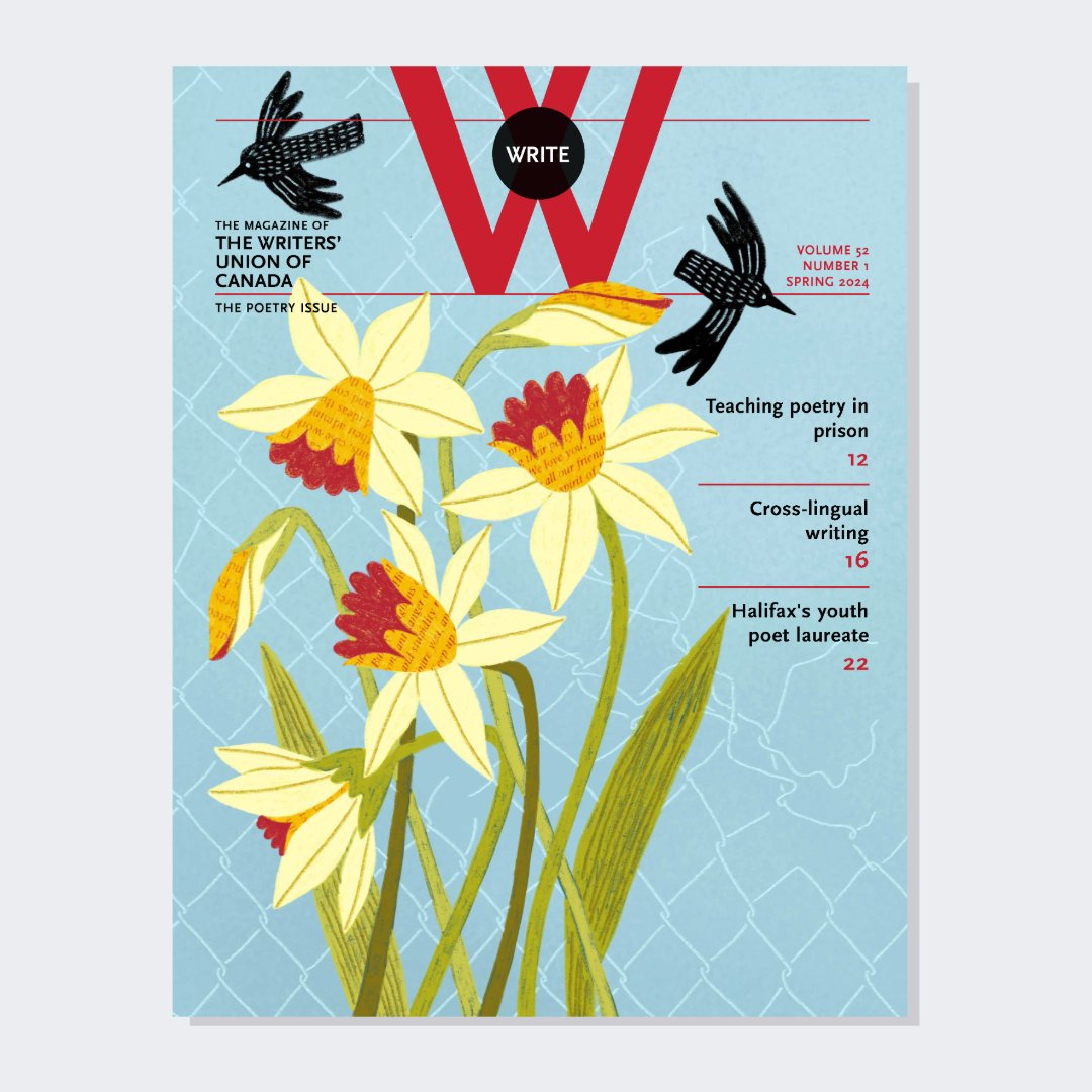 Our Spring 2024 issue of #WriteMagazine is now available online! Print copies of THE POETRY ISSUE will soon be arriving in the mail 🌼 Wondering what you might be missing if you're not a member? Get a sneak peek 🔗 ow.ly/vvbE50OmV2x ✨ Cover by Abby Nowakowski.