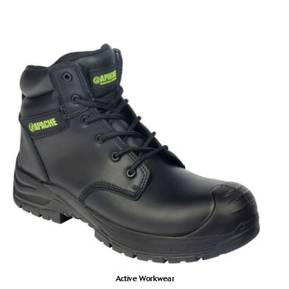 active-workwear.co.uk/products/apach…

The new EDMONTON waterproof safety boot is manufactured with GRS (Global Recycled Standards) certified recycled leather as well recycled linings throughout the boot. With a fully waterproof and breathable membrane, dual density PU/PU outsole and EVA co...