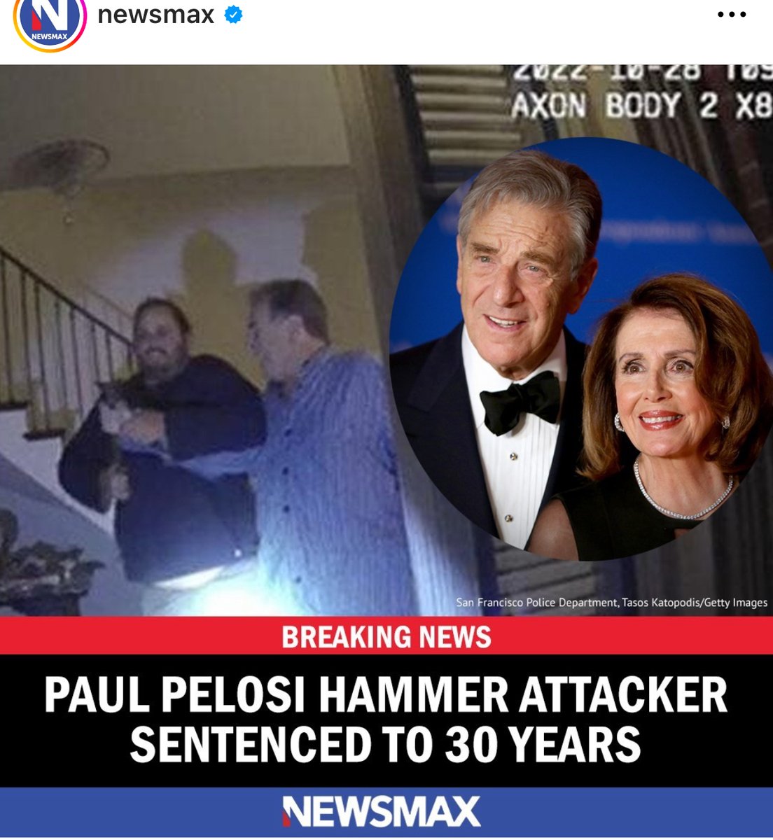That was a F A S T & speedy trial, wouldn't you say? And the sentence was MORE than the crime, actually. Murderers, of late, have shorter sentences. Just that the 'victim' was a Pelosi. That's all it was.