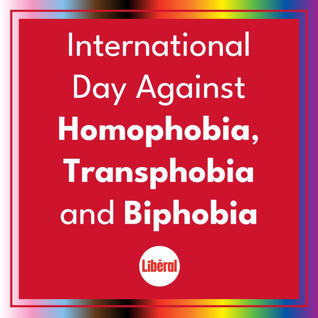 On today’s International Day Against Homophobia, Transphobia and Biphobia, we reaffirm our commitment to standing with the 2SLGBTQIA+ community, and against all forms of bigotry 🏳️‍🌈🏳️‍⚧️