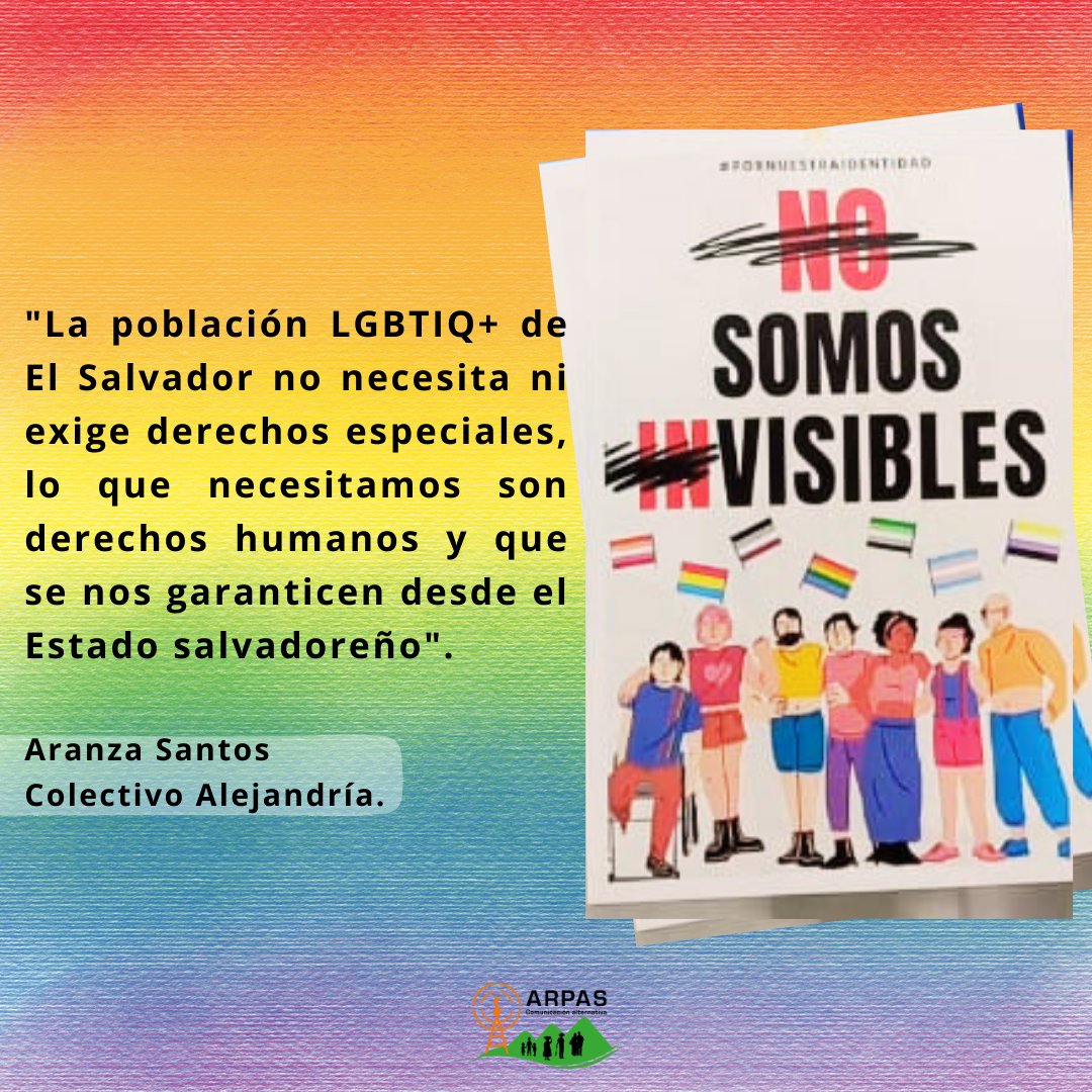 arpassv's tweet photo. #DDHH| Cada 17 de mayo se conmemora el Día Internacional contra la Homofobia, Transfobia y Bifobia, esta fecha surge en 2005, después que la Organización Mundial de la Salud eliminara la homosexualidad de la lista de enfermedades mentales.

#ARPAS #RedArpas https://t.co/Ha40c99pQn