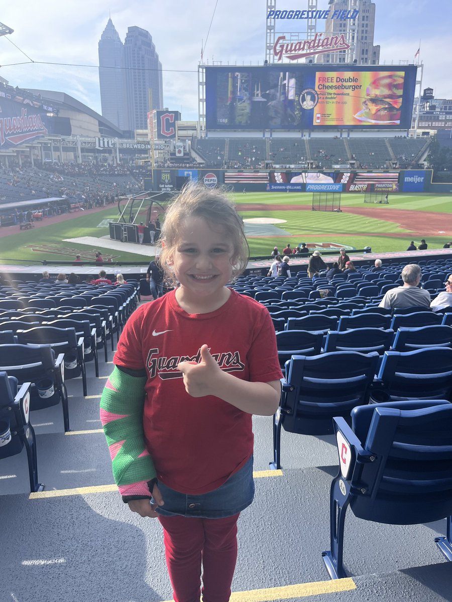 Princesswikki's tweet photo. #MauraMagic is in the house! Let’s roll @CleGuardians ❤️🫡 https://t.co/6hDXYe5nqw