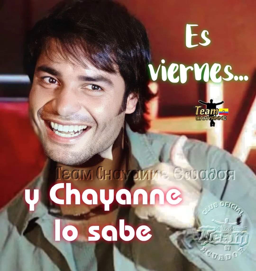 teamchayanne_ec's tweet photo. Al fin Vierneeeees!!!! Y empieza nuestro finde para cantar y bailar con @CHAYANNEMUSIC todas sus canciones del #bailemosotraveztour https://t.co/MGbCrxBV2E